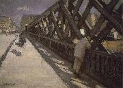 Gustave Caillebotte Study of pier France oil painting artist